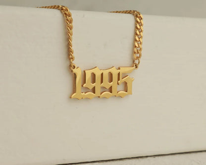 Birth Year Necklace