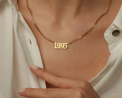 Birth Year Necklace